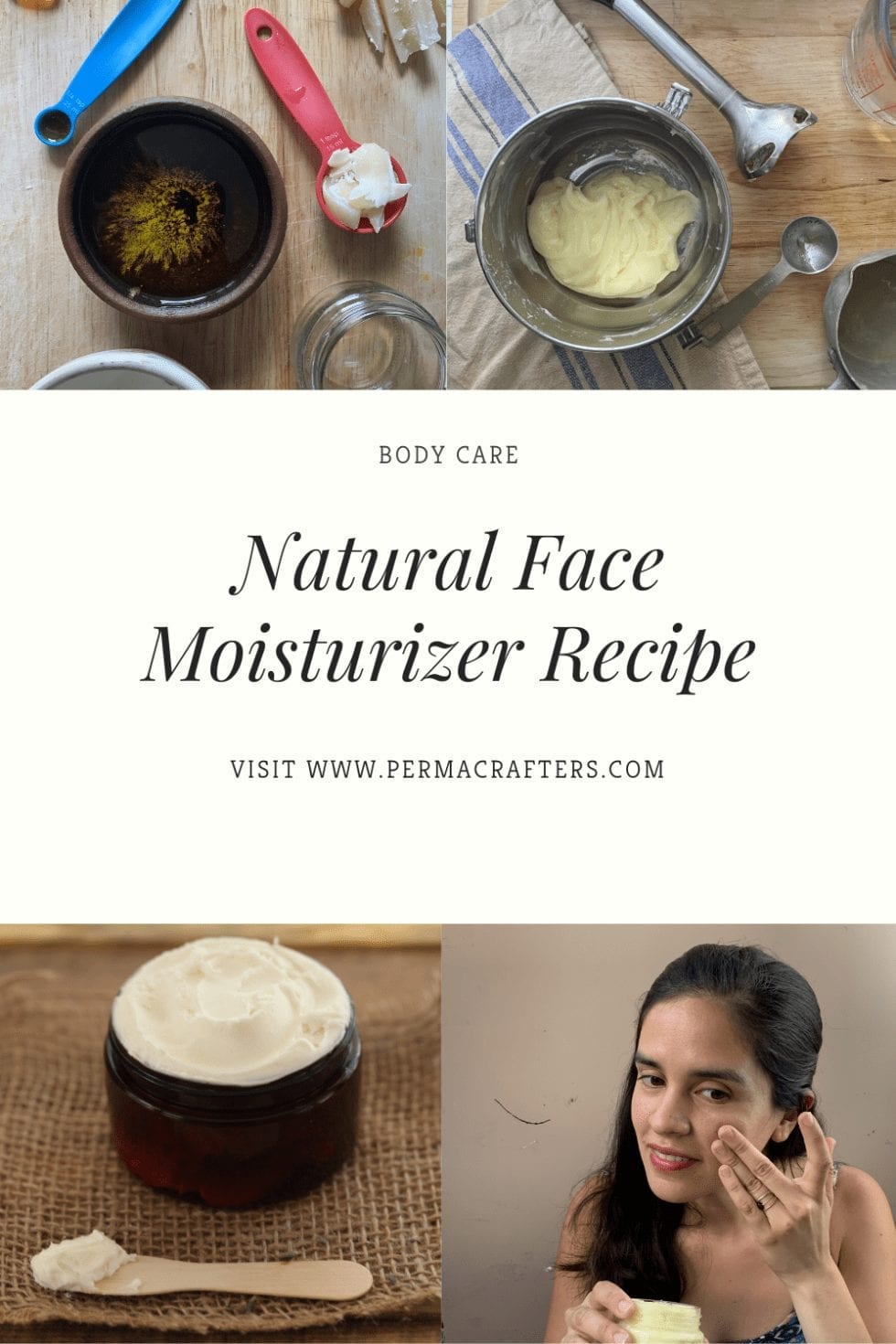 Natural Face Moisturizer Recipe - Permacrafters